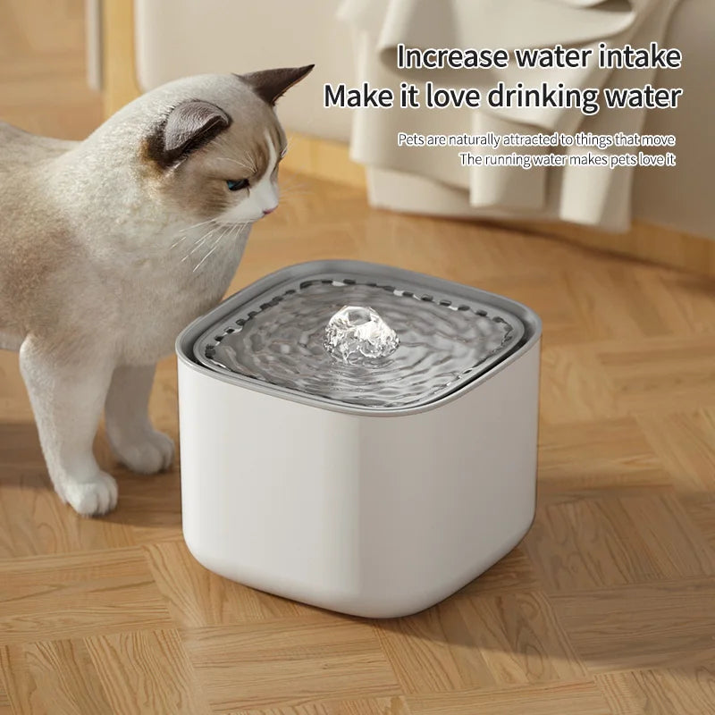 Bebedouro para gatos 3L – Silencioso e Saudável