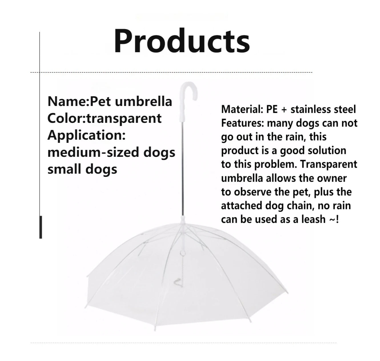 Guarda-chuva para pets