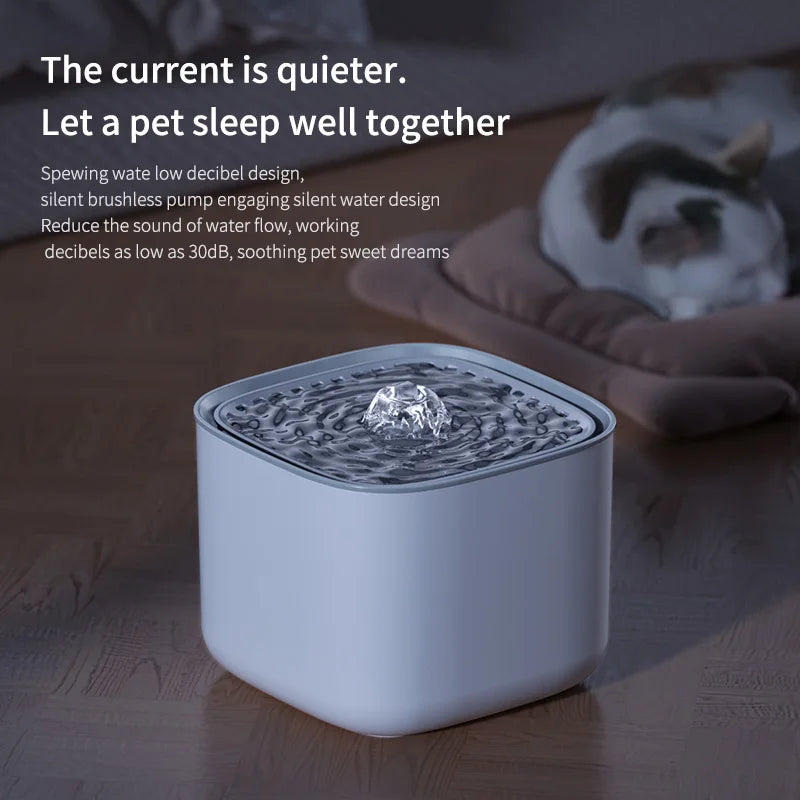 Bebedouro para gatos 3L – Silencioso e Saudável