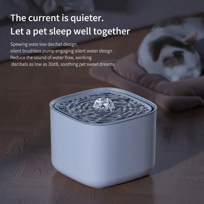 Bebedouro para gatos 3L – Silencioso e Saudável